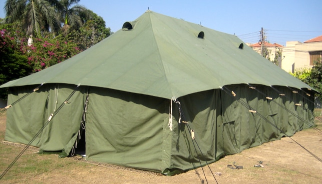 Army Duck Fabric Tent